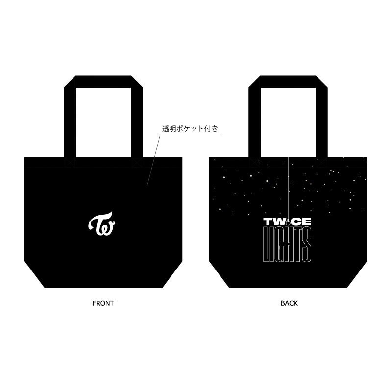 TWICE Tote Bag TWICE WORLD TOUR 2019 'TWICELIGHTS' IN JAPAN TWICE Tote Bag TWICE WORLD TOUR 2019 'TWICELIGHTS' IN JAPAN