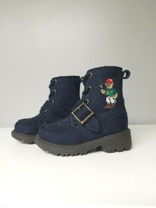 blue suede polo ranger boots