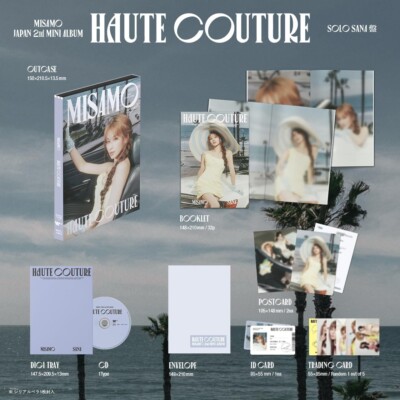 MISAMO masterpiece HAUTE COUTURE まとめ売り MISAMO HAUTE COUTURE LIMITED EDITION SANA VERSION CD+BOOK+CARD+