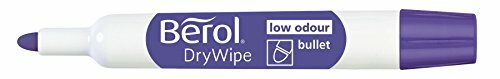 NEW Dry Wipe Bullet Tip Whiteboard Marker Assorted Colours Pack Of 8 C UK Selle - Picture 6 of 9