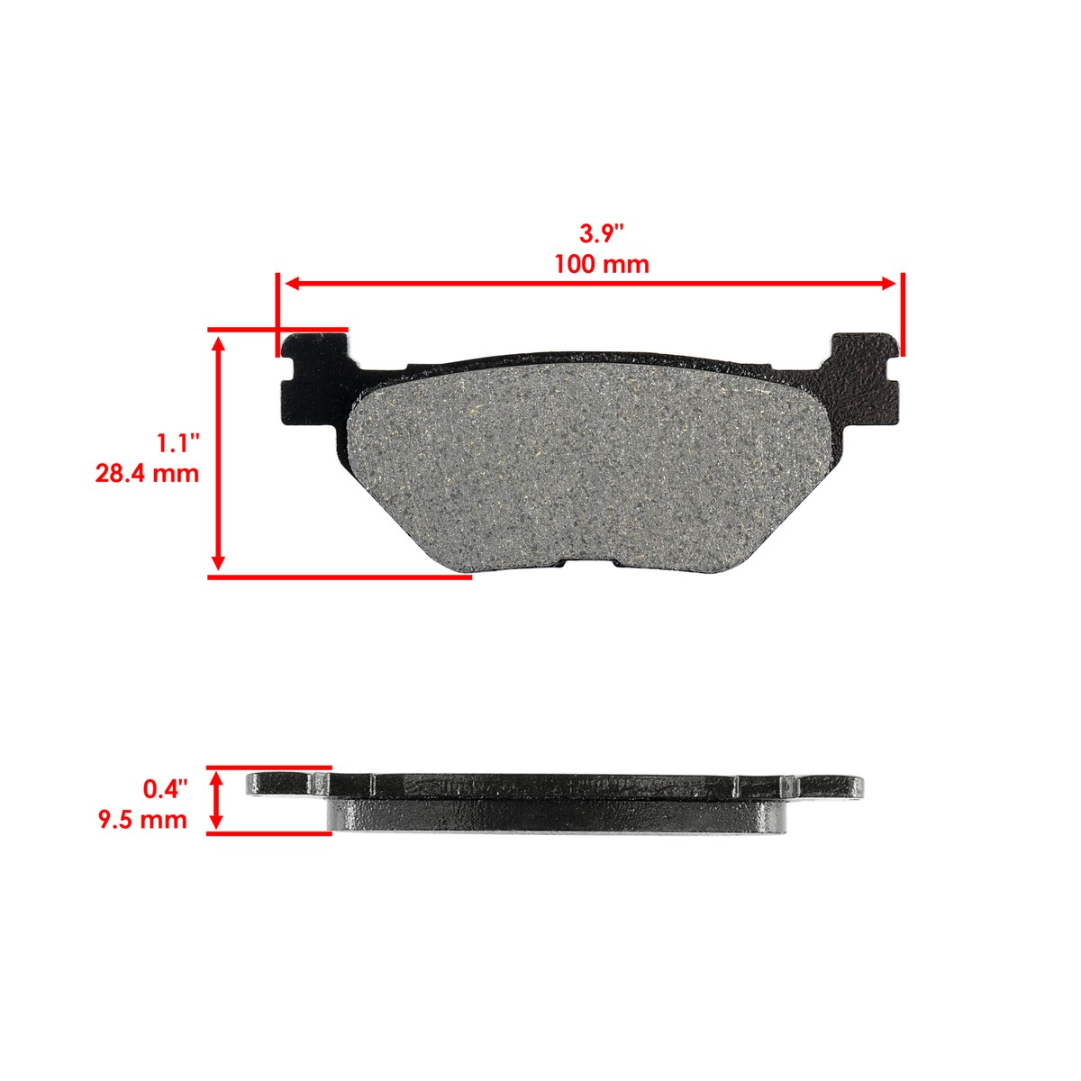 Yamaha YZ250F 2007-2019 Rear Brake Pads