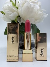 YSL Yves Saint Laurent Rouge Pur Couture Lipstick 17 ROSE DAHLIA 0.13 Oz / 3.8g