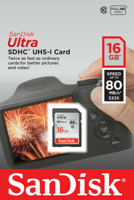 16GB SanDisk Memory SD Card For Canon Ixus 285 HS Digital Camera