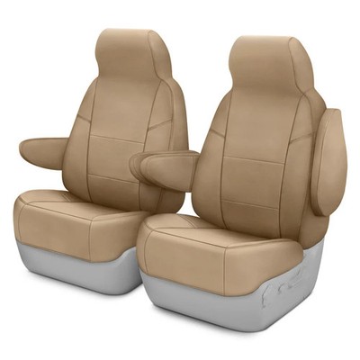 For Dodge Charger 06-10 Premium Leatherette 1st Row Cashmere Custom Seat Covers