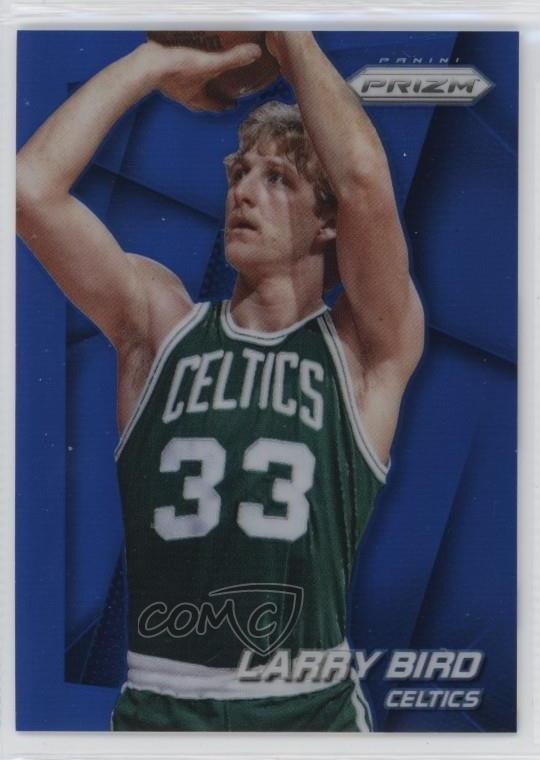 2014-15 Panini Prizm Blue Prizm 54/99 Larry Bird #232 HOF us4