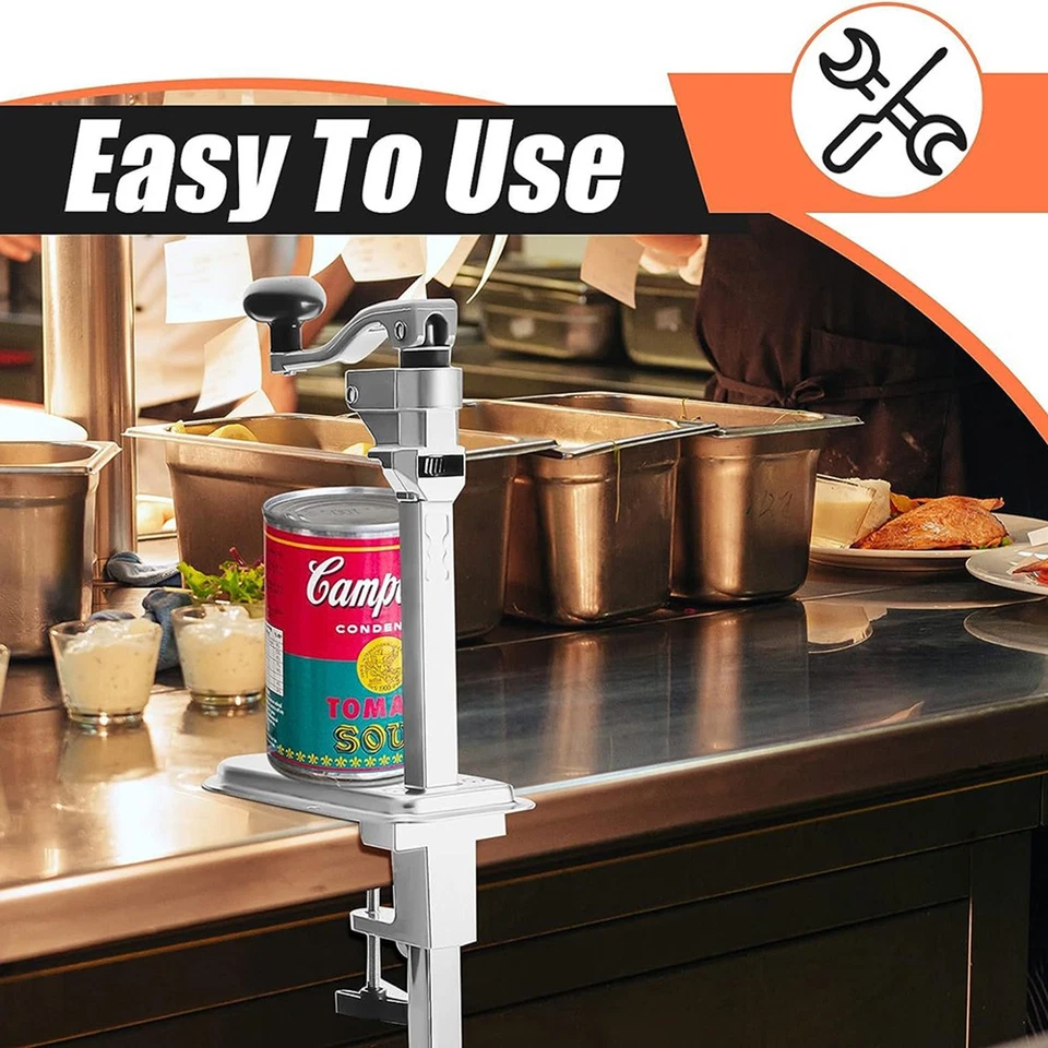 Commercial Can Opener Cast Steel Manual Table Can Opener Heavy-Duty-Professional - Image 3 of 4