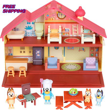 Bluey Toy House Playset Mega Bundle Family Home BBQ Playhouse for Toddlers 3 5
