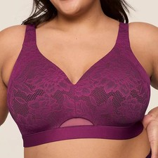 Lane Bryant Cacique Comfort Bliss Full Coverage No Wire Bra 42I Clover NWT 