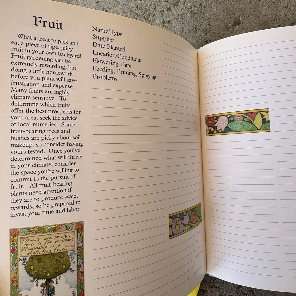 Mary Engelbreit Gardeners Journal 9x8” Vintage - Image 2 of 4
