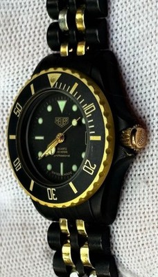 Tag Heuer 980038 Professional Black Dial Mens Watch Tested Quartz