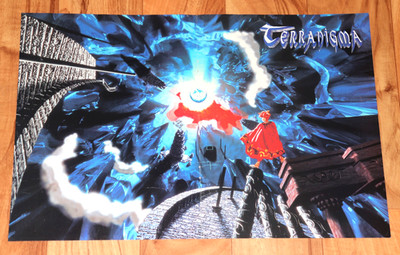 Nintendo Terranigma SNES very rare Vintage small Poster 42x28cm