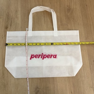 Peripera White Tote With Pink Letters (brand New, Didn t Come With Tags)