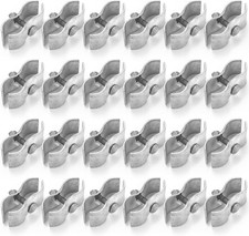 24 Set Dog Kennel Panel Clamps, 1-3/8" Chain Link Fence Panel Clamps