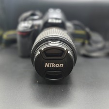Nikon D3100 14.2MP Camera w/ 55-200mm Telephoto Lens, Strap  Caps