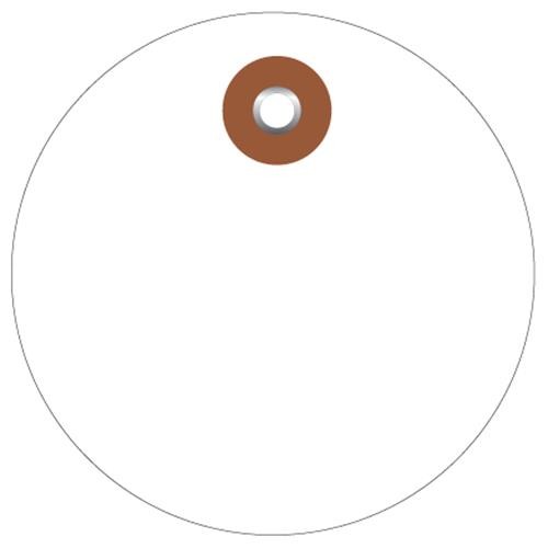 2-9" Jumbo Manila Shipping, Plastic Circle Tags (Multi Size) Qty 100-1000/Case - Picture 15 of 16