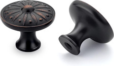 4 Stück Schrankknöpfe Vintage Schwarz - Mö...