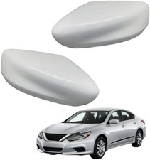 Mirror Cover Caps Housing Replacement for Nissan Altima 2013-2018 Whi...