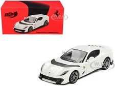 FERRARI 812 COMPETIZIONE BIANCO AVUS WHITE 1/64 MODEL BY BBR MODELS BBRFER64010
