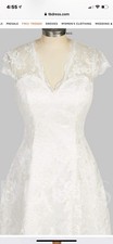 Beautiful Wedding Dress Hi Low Length Great For Western Girls