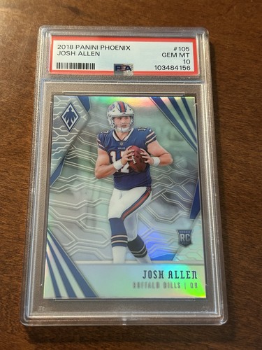 2018 Panini Phoenix Josh Allen RC Bills #105 PSA 10 GEM MINT 🔥🔥🔥