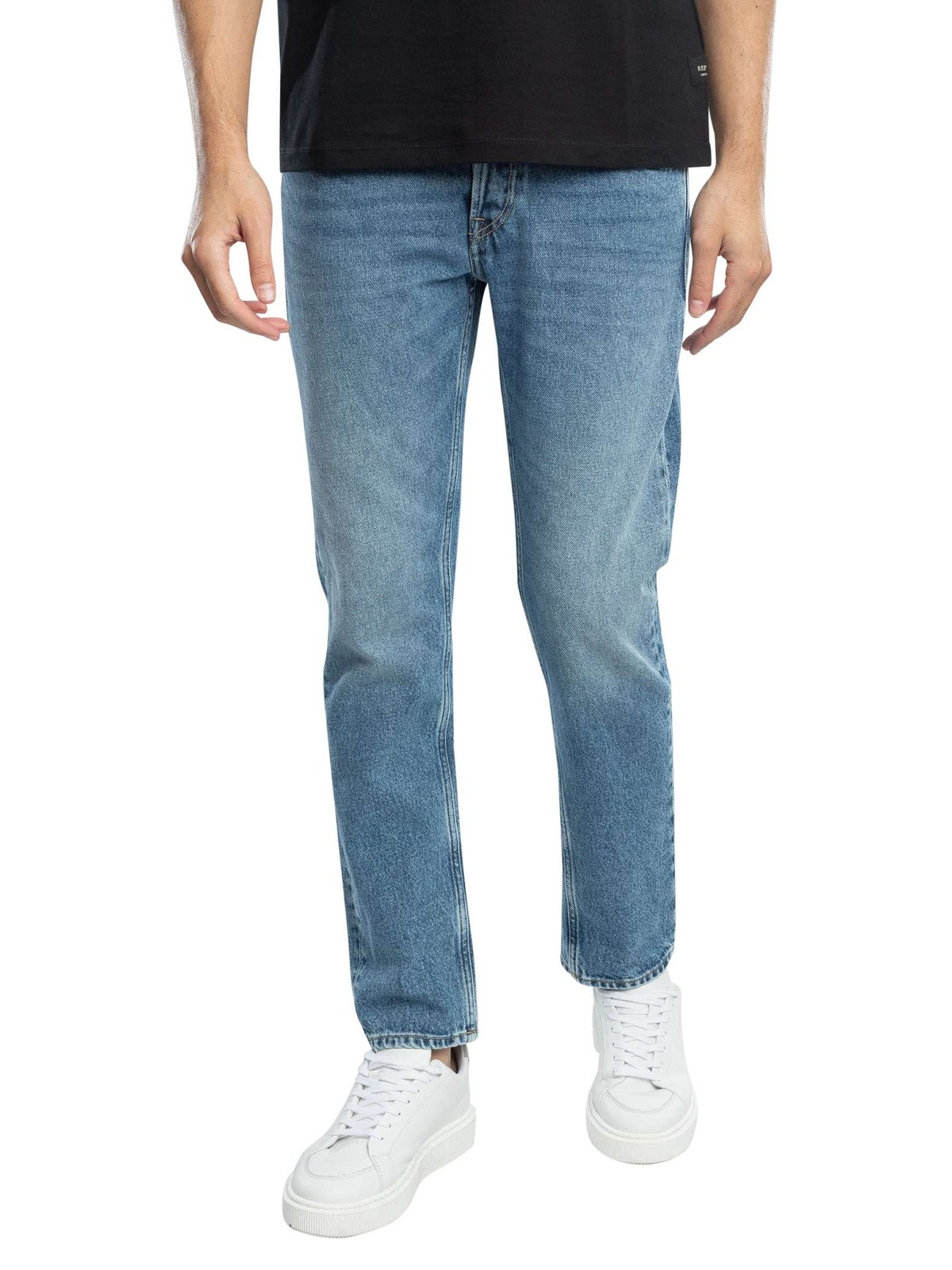 Replay Men's Blue Grover Straight Leg Jeans in Size 34 R, Sports Direct - Image 2