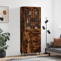 Highboard RäUchereiche 180 Cm HöHe 69,5 Cm Breite 34 Cm Tiefe Holzwerkstoff