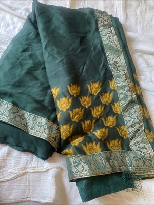 Bollywood Saree Party Wear Indian Pakistani Wedding Designer Sari