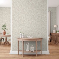 Florale Tapete Creme Vliestapete 10.05 X 0.53 M Tapete ÄSte Beige
