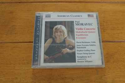 Paul Moravec CD Violin Concerto Shakuhachi Quintet Equilibrium Evermore Naxos