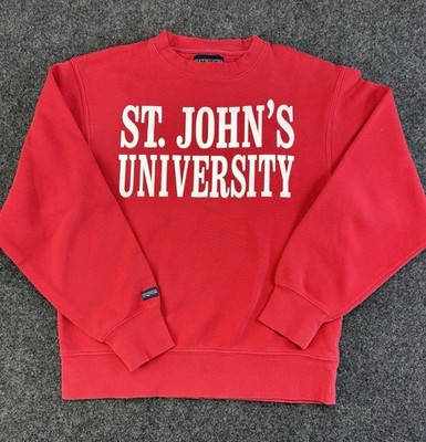 Vintage St. John s University Red JanSport Spellout Sweatshirt Small