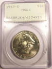 1963 D Franklin MS64 PCGS Rattler OGH