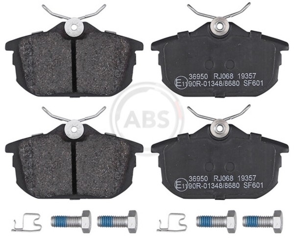 A.B.S. Bremsbelagsatz Scheibenbremse 36950 FüR 454 Smart Forfour S40 Mitsubishi-image