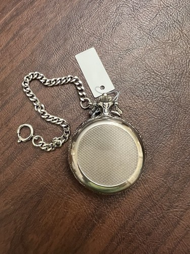 Colibri Quartz Silver Tone Pocket Watch #1 Dad Father’s Day Gift, Needs Battery! - Picture 2 of 12