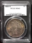 1884-O Morgan Dollar, PCGS MS63, nice coin