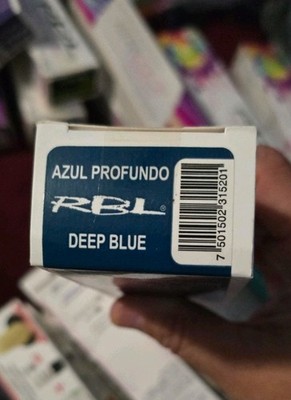RBL COLOR Semi-Permanent Fantasy Hair Color DEEP BLUE