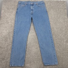 Vintage Levis Jeans Mens 40x32 Blue 505 Regular Straight Stone Wash Denim Pants