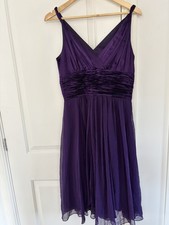Phase Eight 100% silk summer wedding guest/Occasion/casual midi Dress Size 12 