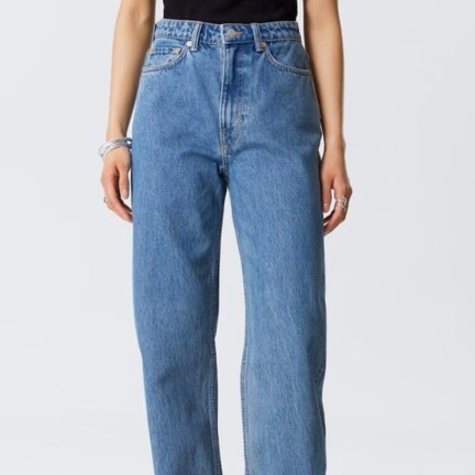 FILA $70 WEEKDAYS THE ROW vita alta gamba dritta med blu 28