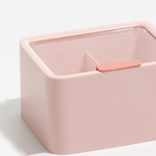 (Pink)Lipstick Storage Box Large Capacity Double Layer Grid Design XG - Picture 3 of 5