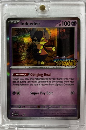 The Pokémon Company Indeedee 154 Sv: Scarlet & Violet Promo Holo ENG 2024