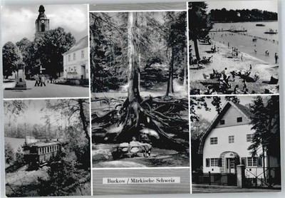 50585396 - 1276 Buckow Markt, Strandbad, Brecht-Weigel-Haus, Waldbahn