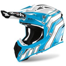 Airoh Aviator Ace Azure Motocross Helmet MX Off Road Motorcross