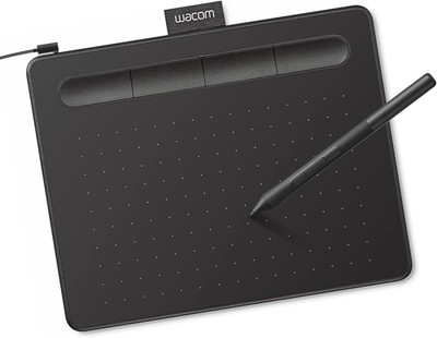 Intuos Small Graphics Drawing Tablet, Includes Training & Software; 4 Customizab