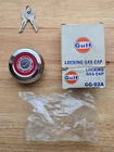 VINTAGE 1963 GULF OIL LOCKING GAS CAP (NEVER USED) w/Box w/NR! L@@K!!!