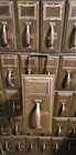 Industrial ART METAL Steel 36 Drawer File Cabinet PAT JULY 4 1911 Olive Fancy — photo 5