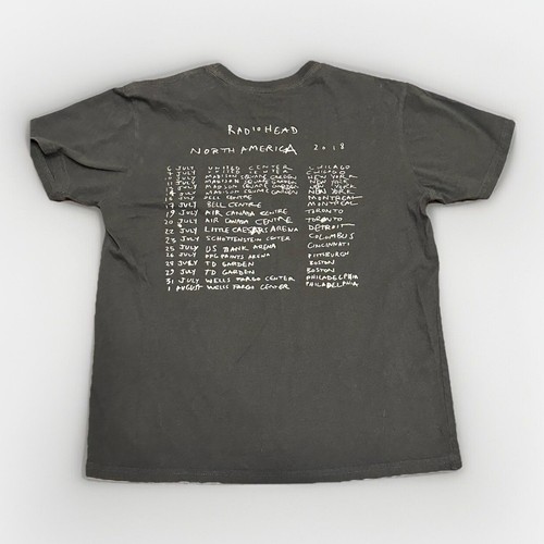 Radiohead T Shirt Adult Small Black W.A.S.T.E. 2018 North America Tour - Picture 3 of 5