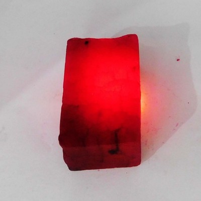 Natural Earth Mined 72 Ct Red Ruby ROUGH CERTIFIED Gemstone Best For Gift Her
