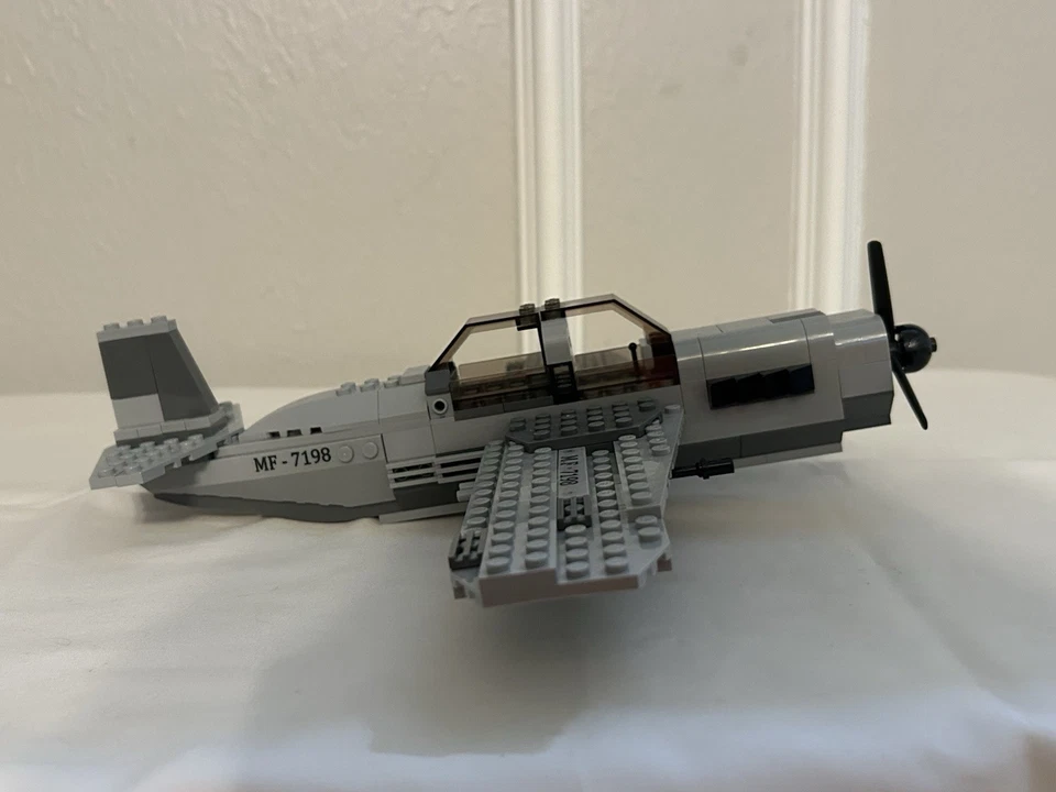 LEGO 7198 Avión de Combate Ataque Indiana Jones Última Cruzada Usado-Manual-Mini Figuras Foto 2 de 4