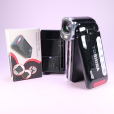 Toshiba Camileo P100 Compact Handheld HD Video Camcorder Black Tested