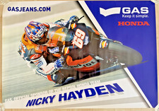 NICKY HAYDEN OFFICIAL GASJEANS REPSOL HONDA NSR500 POSTER